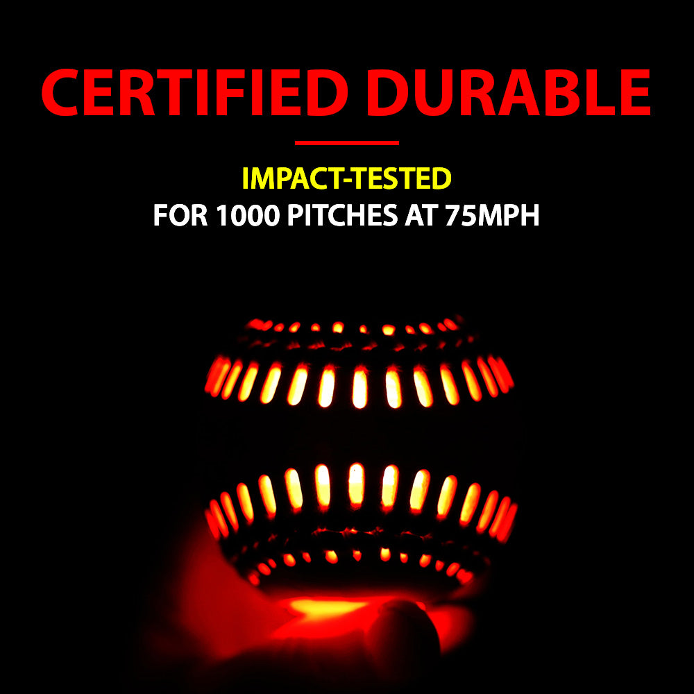 Spark Catch Baseball (Impact-Activated) - Ruthless Red
