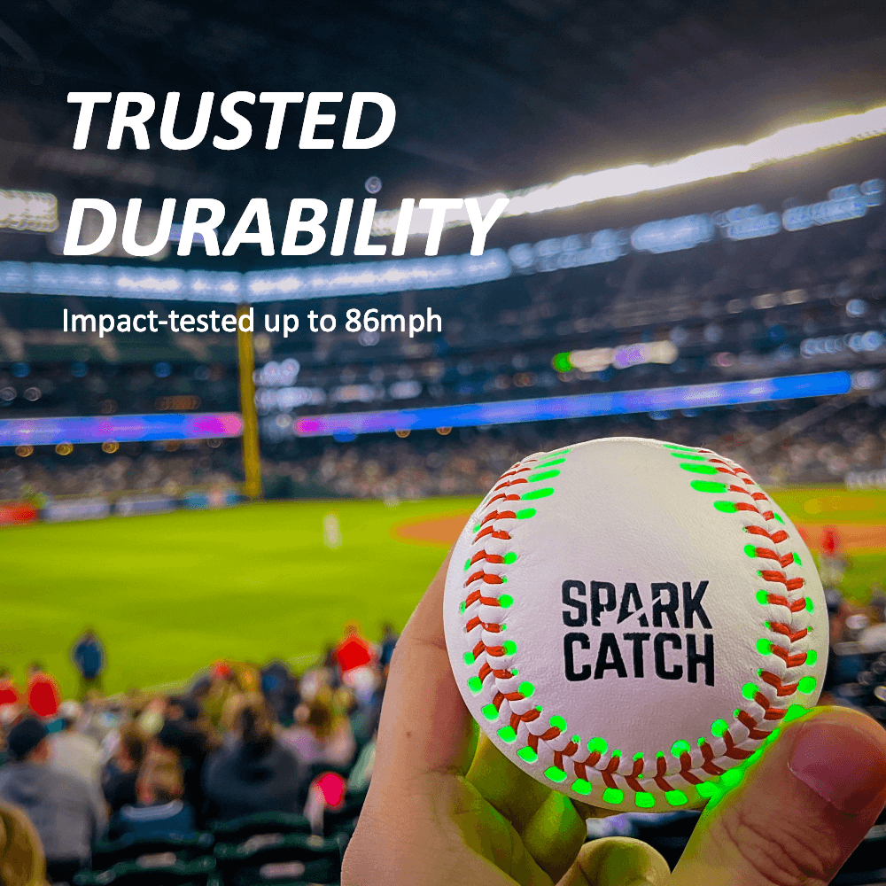 Spark Catch baseball gift for boys baseball fans glow in the dark baseball switch version